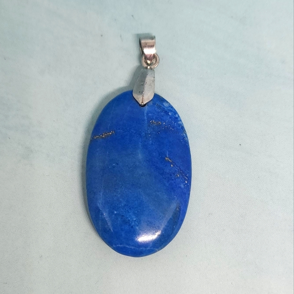 Lapis Lazuli and Sterling Pendant